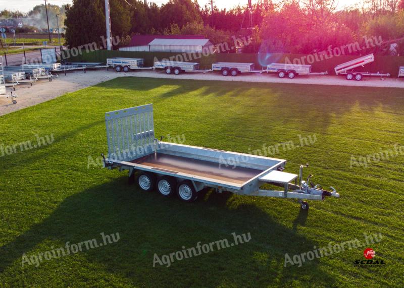 Áremelés előtt: Új Bau 3500 kg gépszállító 2.928.000 Ft helyett 2.690.000 Ft