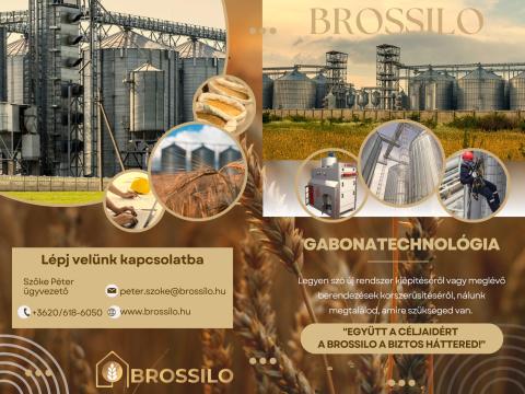 Brossilo - Komplett tárolástechnológiai rendszerek,  terménytisztítók,  gabonaszárítók,  siló Brossilo - Komplett tárolástechnológiai rendszerek,  terménytisztítók,  gabonaszárítók,  siló
