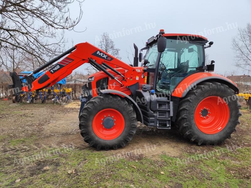 Kubota M7152 Standard+ Kubota MX T412 homlokrakodóval,  automata kormánnyal