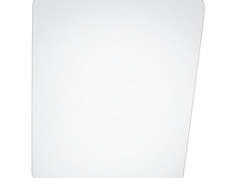 MTZ panorámás üveg ajtóba, felső 763x608 mm, eredeti