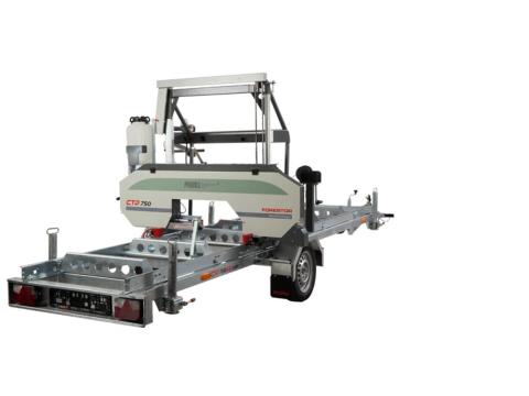 Pilous CTR 750GX mobil rönkhasító szalagfűrész Pilous CTR 750GX mobil rönkhasító szalagfűrész