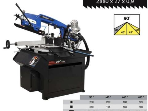 PILOUS ARG 260 PLUS E gravitációs szalagfűrészgép PILOUS ARG 260 PLUS E gravitációs szalagfűrészgép