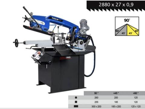 PILOUS ARG 260 gravitációs szalagfűrészgép PILOUS ARG 260 gravitációs szalagfűrészgép