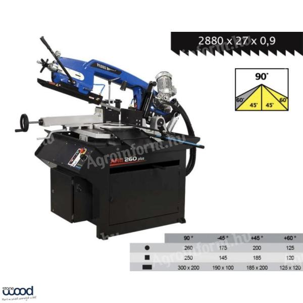 PILOUS ARG 260 PLUS gravitációs szalagfűrészgép