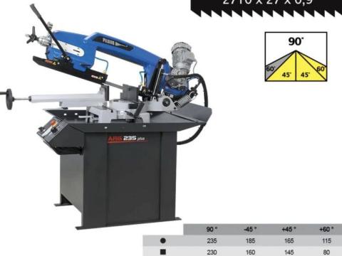 PILOUS ARG 235 PLUS gravitációs szalagfűrészgép PILOUS ARG 235 PLUS gravitációs szalagfűrészgép
