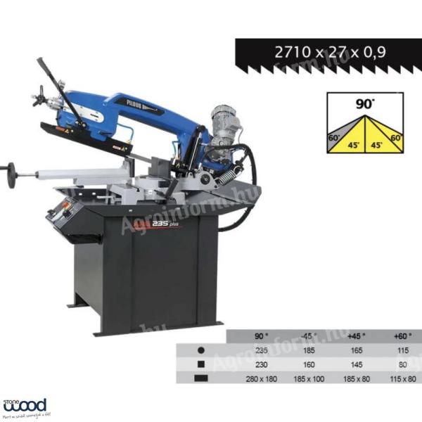 PILOUS ARG 235 PLUS gravitációs szalagfűrészgép