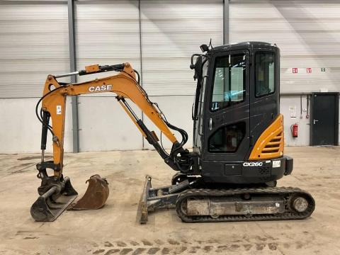 CASE CX26C minikotró / 2017 / 2.175 üzemóra / Lízing 20%-tól CASE CX26C minikotró / 2017 / 2.175 üzemóra / Lízing 20%-tól