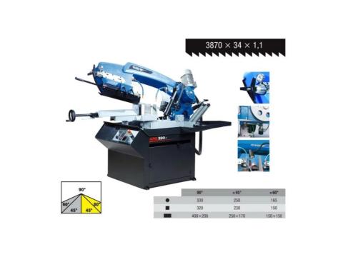 PILOUS ARG 330 F gravitációs szalagfűrészgép PILOUS ARG 330 F gravitációs szalagfűrészgép