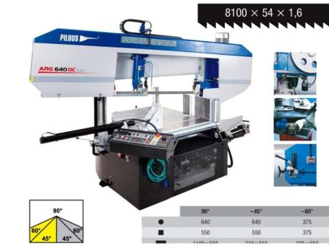 PILOUS ARG 300 PLUS F gravitációs szalagfűrészgép PILOUS ARG 300 PLUS F gravitációs szalagfűrészgép