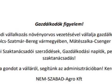 Szaktanácsadás,  gazdálkodási naplók,  permetezési naplók vezetése Szaktanácsadás,  gazdálkodási naplók,  permetezési naplók vezetése