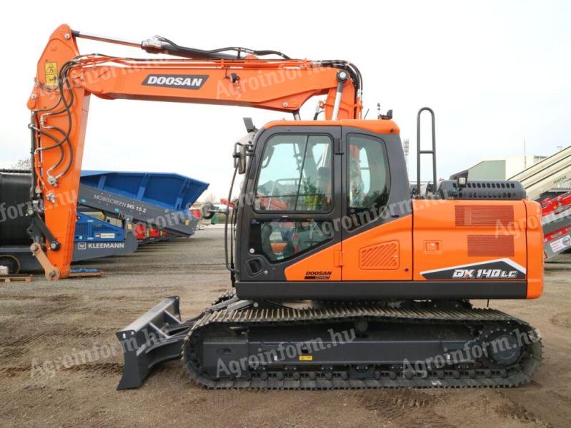 Doosan DX140LC-7 lánctalpas kotrógép / 2022 / 1 üzemóra / Lízing 20%-tól