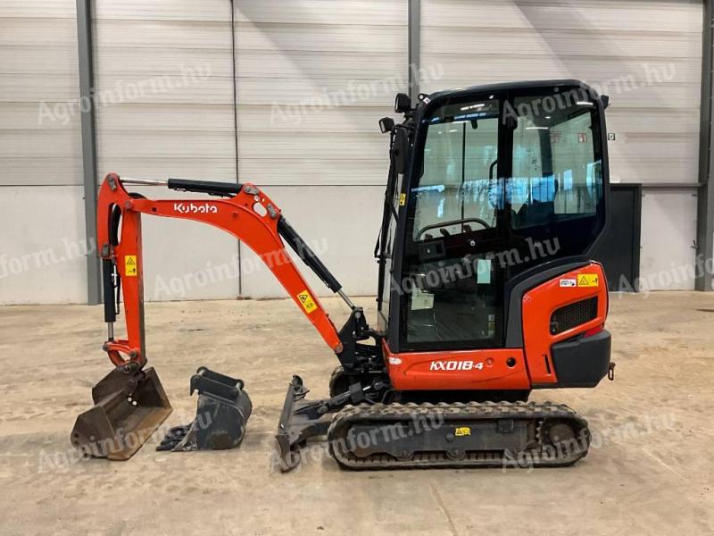 Kubota KX018-4 minikotró / 2020 / 2.018 üzemóra / Lízing 20%-tól