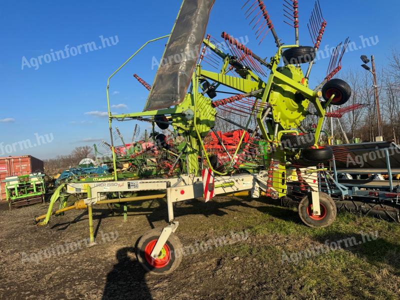 CLAAS LINER 1550 PROFIL,  RENDKÉPZŐ,  RENDSODRÓ,  OLDALRENDKÉPZŐ