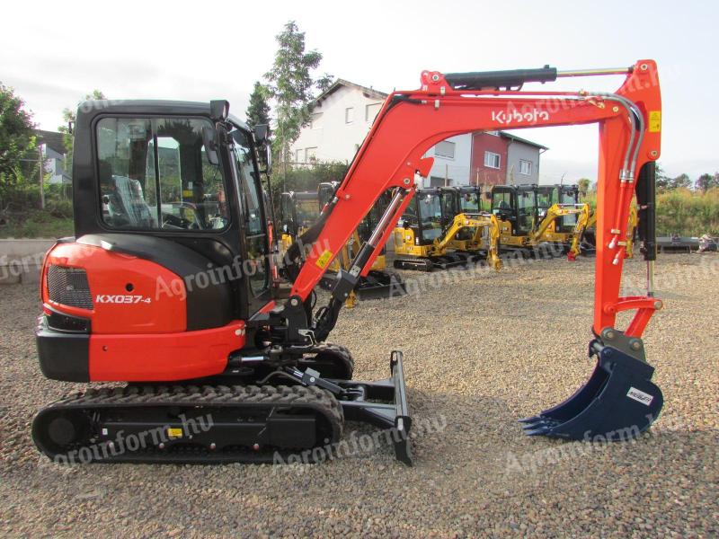 Kubota KX037-4 GLS2 HI-Spec minikotró / 2024 / 0 üzemóra / Lízing 20%-tól