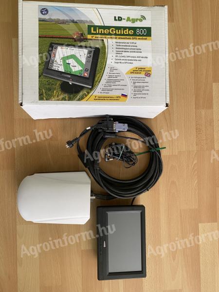 LD-Agro LineGuide800 Sorvezetö GEO-X Pro2 GPS vevövel