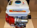 Meghajtó motor, meghajtómotor, stabilmotor 420 cm³ / 15 LE, önindítós és berántós, vízszintes tengely 25 mm, hossza 60 mm * EuroMotor M61-190F * dupla ékszíjtárcsás, lapvibrátor, aggregátor, tuskómaró