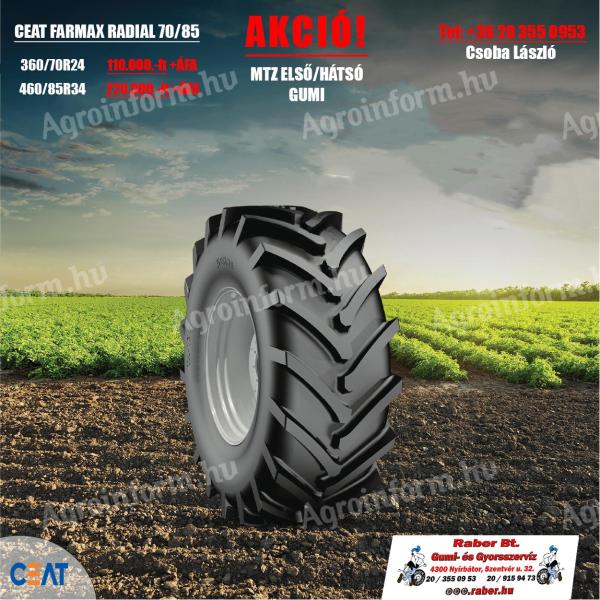 360/70R24 Ceat Farmax gumiabroncs