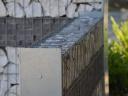 Gabion kőkerítés,  támfal,  kerítéspanel,  táblás kerítés,  vadháló,  drótfonat,  oszlop,  kapu