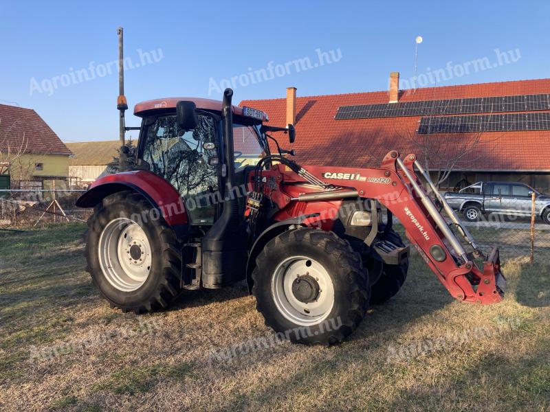 Case IH Maxxum 125 + LRZ 120 homlokrakodó