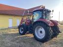 Case IH Maxxum 125 + LRZ 120 homlokrakodó