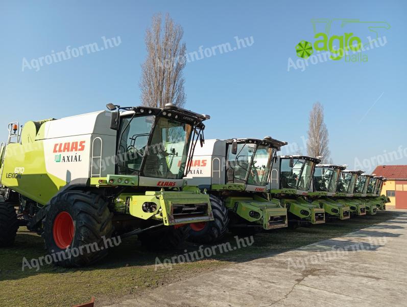 FRISS BESZERZÉS! 8 db Claas Lexion 670