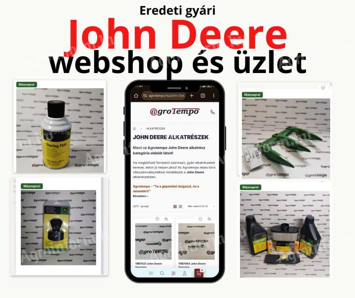 John Deere eredeti gyári alkatrészek