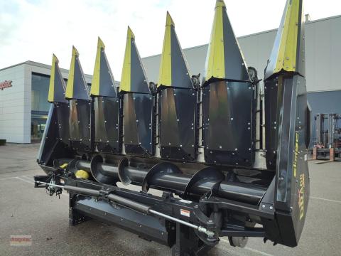 Használt Olimac 6 soros csukható kukoricacsőtörő adapter Használt Olimac 6 soros csukható kukoricacsőtörő adapter