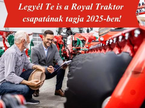 Pályázható álláslehetőségek a Royal Traktornál Pályázható álláslehetőségek a Royal Traktornál