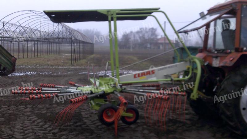 Claas Liner 430 S típusú,  kivehető karos,  gardános rendsodró rendképző