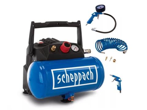 Olajmentes kompresszor,  6L - 8Bar, 1200w * Scheppach HC06 * száraz kompresszor Olajmentes kompresszor,  6L - 8Bar, 1200w * Scheppach HC06 * száraz kompresszor
