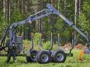 FARMA T6,  6 tonnás darus kihordó kocsi + C 4,6 S daru
