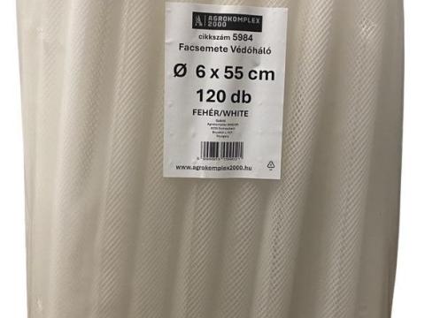 Facsemete védőrács 6x55 cm fehér/fekete Facsemete védőrács 6x55 cm fehér/fekete