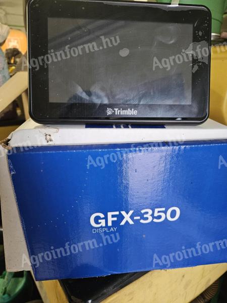 Trimble sorvezető GFX-350 monitorral,  NAV-500 antennával