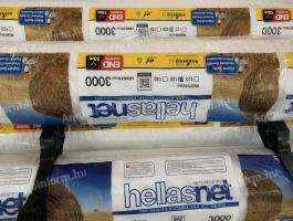 Hellasnet bálaháló,  125 cm széles (3000 m),  készletről azonnal elvihető