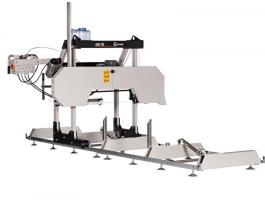 Elektromos vízszintes szalagfűrész, rönkhasító fűrész, gatter, Lumag BSW76EPRO