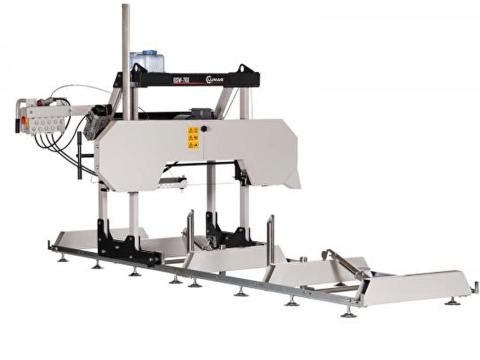 Elektromos vízszintes szalagfűrész, rönkhasító fűrész, gatter, Lumag BSW76EPRO Elektromos vízszintes szalagfűrész, rönkhasító fűrész, gatter, Lumag BSW76EPRO