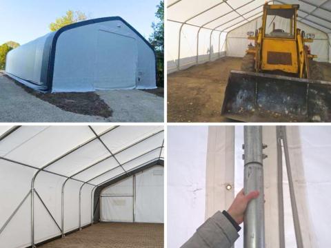 7,9 x 13,6 x 4,6 méteres alapminőségű raktárcsarnok 7,9 x 13,6 x 4,6 méteres alapminőségű raktárcsarnok