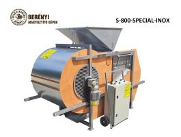 Innovatív fejlesztések,  a BERÉNYI S-800 Special és az S-800 Special INOX Magtisztító gépeken,  a hatékonyabb vetőmag-feldolgozásért