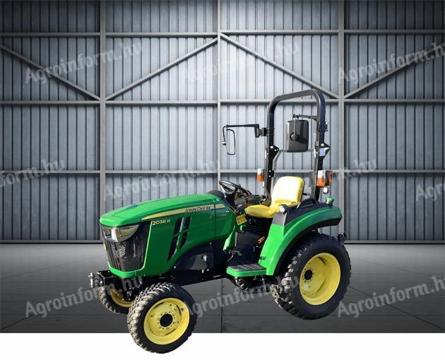 JOHN DEERE 2032R kompakt traktor - 32 LE - ÚJ - 2 év GARANCIA - AKCIÓS ÁR