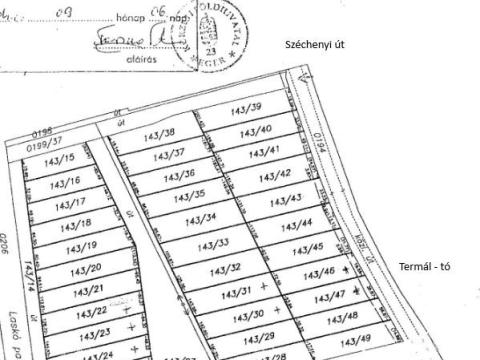 Demjén Termáltó Fürdő közelségében 6 db építési telek eladó