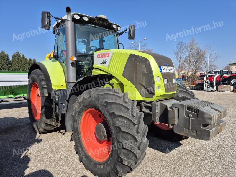 CLAAS AXION 820 traktor - 220 LE - 4700 órás KAVOSZ lízingben is