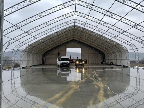 21,35 x 45,75 x 8,5 m Professional MAX csarnoksátor 21,35 x 45,75 x 8,5 m Professional MAX csarnoksátor