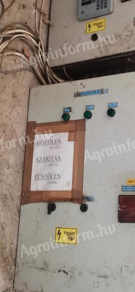 Húsipari, kolbász, hús érlelő, hűtő, fűtő berendezések