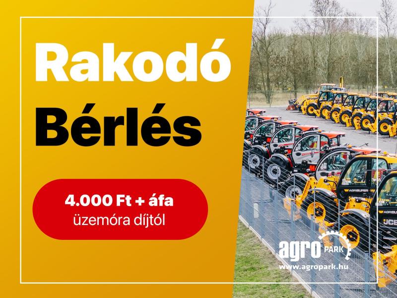 Bérelhető teleszkópos rakodók - bérgépek,  gépbérlet,  bér rakodógépek,  rakodógép bérlés