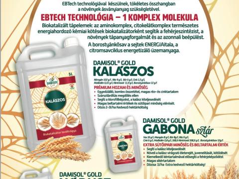 DAMISOL GOLD KALÁSZOS TECHNOLÓGIA DAMISOL GOLD KALÁSZOS TECHNOLÓGIA