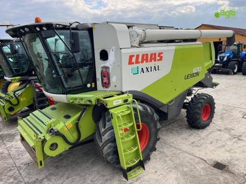 Claas Lexion 670 kombájn 1900 cséplőórával Claas Lexion 670 kombájn 1900 cséplőórával