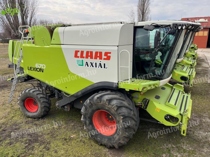 Claas Lexion 670 - magas felszereltséggel