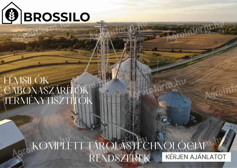 Brossilo - Gabonatechnológia: terményszállító gépek, terményszárítók, magtisztítók, terménytároló silók, síktárolók - KAP