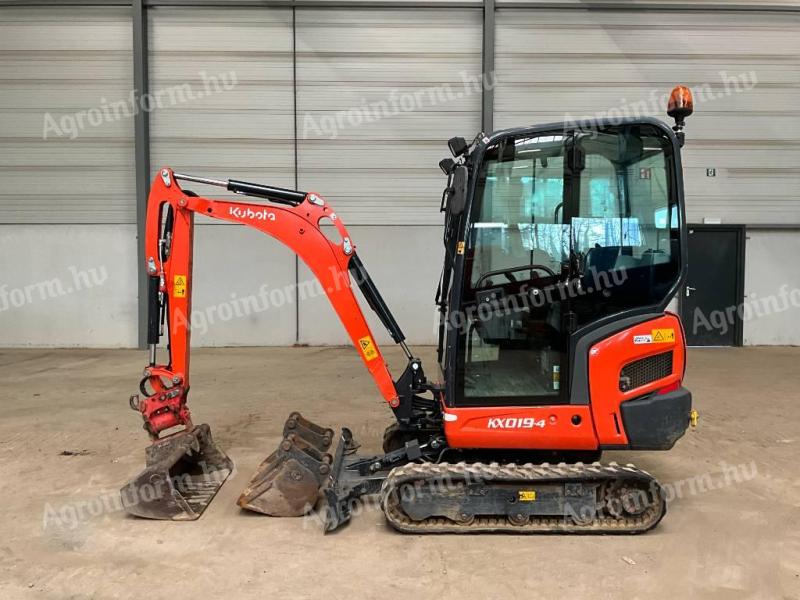 Kubota KX 019-4 Powertilt Mini Kotró / 2019 / 642 üzemóra / Lízing 20%-tól