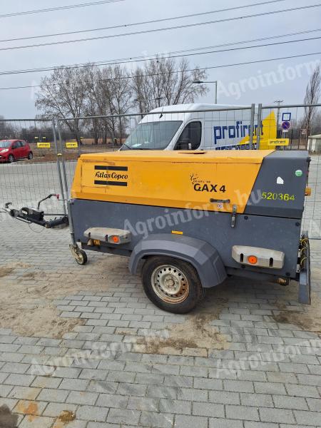 Atlas Copco QAX40 vontatható áramfejlesztő - HASZNÁLT